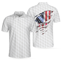 Personalized Patriotic American Flag V2 Polo Shirt - 1