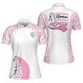 Empowered Women Empower Women Golf Pink Short Sleeve Women Polo Shirt Golf Shirt For Ladies Unique Female Golf Gift - 1