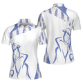 Bluebonnet Women Golfer Short Sleeve Women Polo Shirt Unique Female Golf Gift - 1