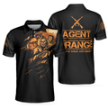 Agent Orange Dioxin A Slow Walk With Death Polo Shirt Black Reaper American Flag Polo Shirt For Men - 1