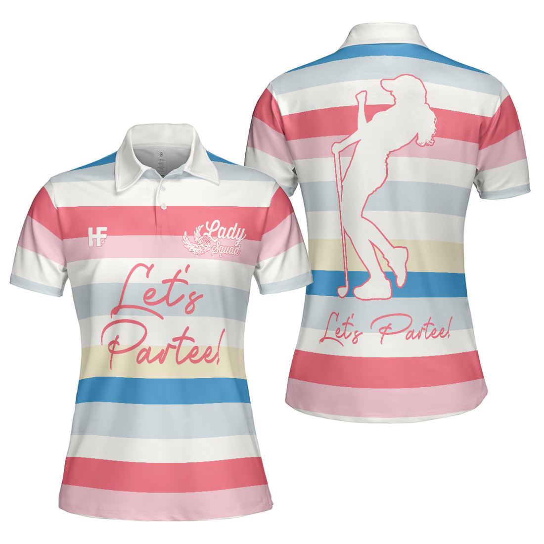 Lets Partee Short Sleeve Women Polo Shirt - 1