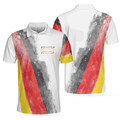 German Flag Special Golf Pattern Polo Shirt Waterbrush Polo Shirt Best Golf Shirt For Men - 1