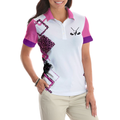 Golf With No Chance Of House Cleaning Or Cooking Short Sleeve Women Polo Shirt - 5