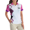 Bowling With No Chance Of House Cleaning Or Cooking - Bowling Short Sleeve Women Polo Shirt - 5