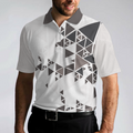 I Regard Golf As An Expensive Way Of Playing Marbles Polo Shirt Black And White Golf Shirt For Men - 5