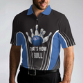 Thats How I Roll Bowling Short Sleeve Polo Shirt Digital Bowling Alley Polo Shirt Best Bowling Shirt For Men - 5