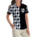 Golfaholic Short Sleeve Women Polo Shirt - 5