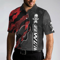 Coolest Skull Bowling With Camouflage Pattern Bowling Polo Shirt Camo Bowling Shirt For Men - 4