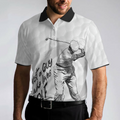 Just A Guy Who Loves Golf Polo Shirt Black And White Golfing Shirt For Male Basic Golf Shirt Design - 5