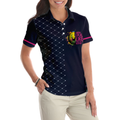 Play Like A Girl Golf Women Shirt V1 Short Sleeve Women Polo Shirt - 4