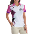 Cycling With No Chance Of House Cleaning Or Cooking - Cycling Short Sleeve Women Polo Shirt - 4