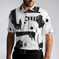 All My Dog Dachshund Polo Shirt Black And White Dog Lover Polo Shirt Funny Dachshund Shirt For Men - 5