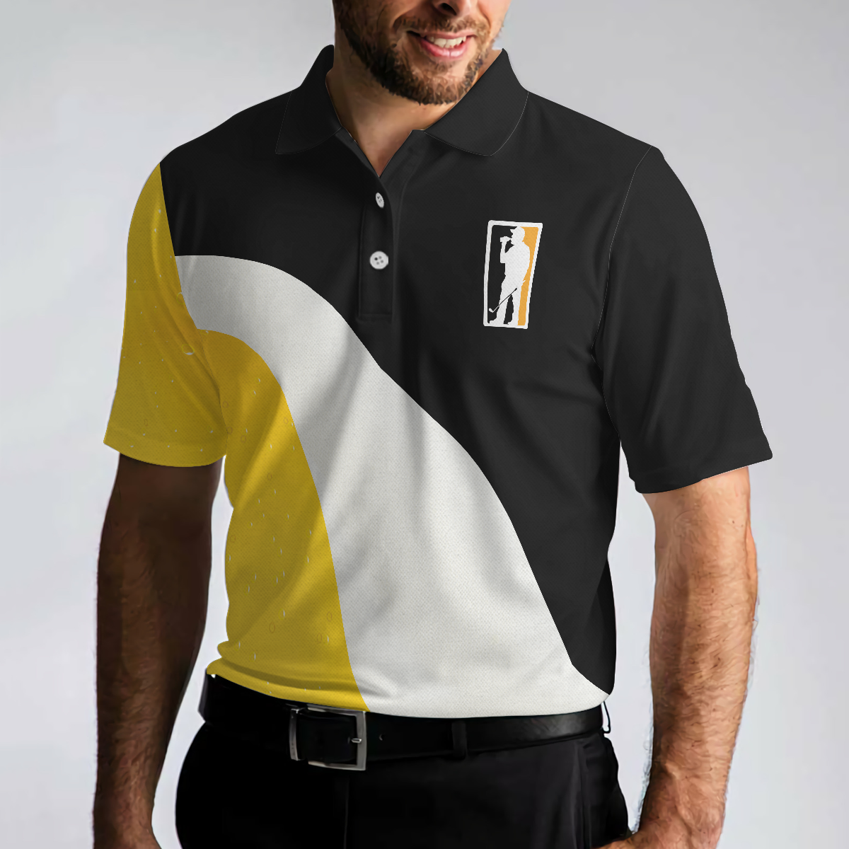 Golf And Beer Thats Why Im Here Golf Polo Shirt Sporty Polo Shirt For Beer Lovers Best Golf Shirt For Men - 5