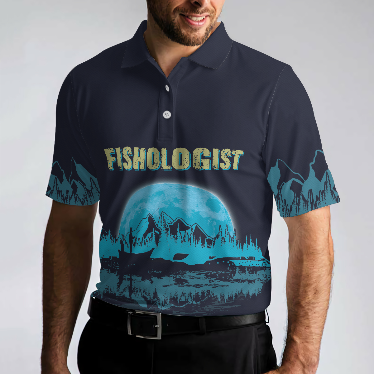 Fishologist Go Fishing Polo Shirt I Just Want To Go Fishing Shirt Best Fishing Shirt For Men - 5