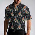 Bowling In Fire Seamless Pattern Short Sleeve Polo Shirt Bowling Ball Polo Shirt Best Bowling Shirt For Men - 5