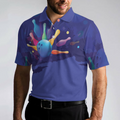 This is how I roll Mens Blue Bowling Polo Shirt - 4