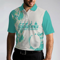 Life Is Full Of Important Choices Golf Polo Shirt Cyan Argyle Pattern Polo Shirt Best Golf Shirt For Men - 4