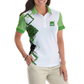 Golf Is Like Cooking You Just Slice It Chip It And Put It On Some Green Short Sleeve Women Polo Shirt - 5