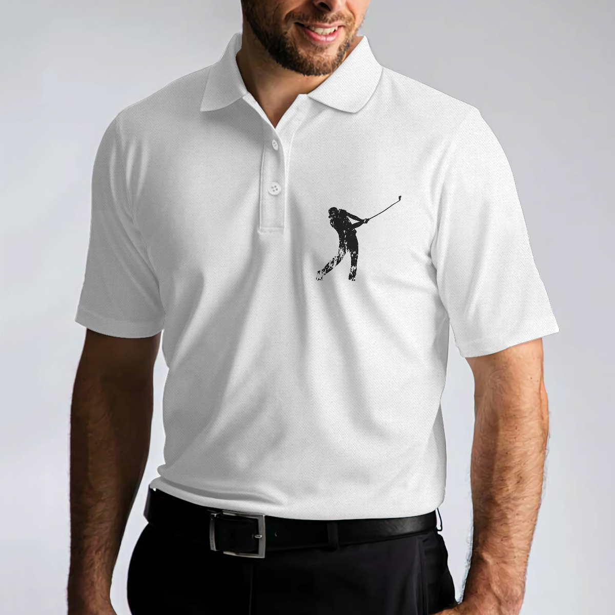 Golf Life Golf Club Is Important Choices Polo Shirt For Men White Funny Golfing Polo Shirt - 4