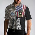 Veteran Fishing With American Flag Polo Shirt Camouflage Veteran Fisher Sketching Polo Shirt Patriotic Fishing Shirt For Men - 4