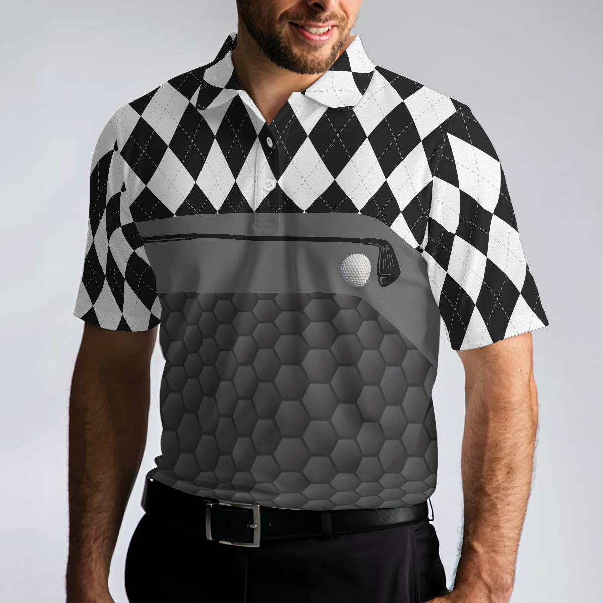 I Made A Bogey On Every Hole Argyle Polo Shirt - 5