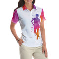 Some Girls Play With Dolls Real Girls Play Golf Short Sleeve Women Polo Shirt - 4