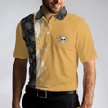 A Man Cannot Survive On Beer Alone He Also Needs Golf Polo Shirt Skull Beer Drinking Golf Shirt Argyle Pattern Shirt - 5