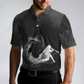 Baseball On Smoke Black Theme Polo Shirt Smoke Baseball Striker Player Polo Shirt Best Baseball Shirt For Men - 4