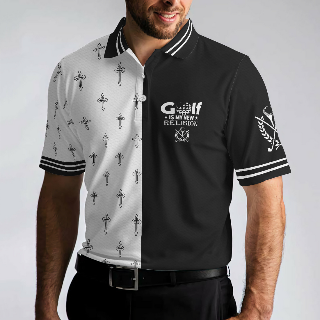 Golf Is My New Religion Polo Shirt - 1