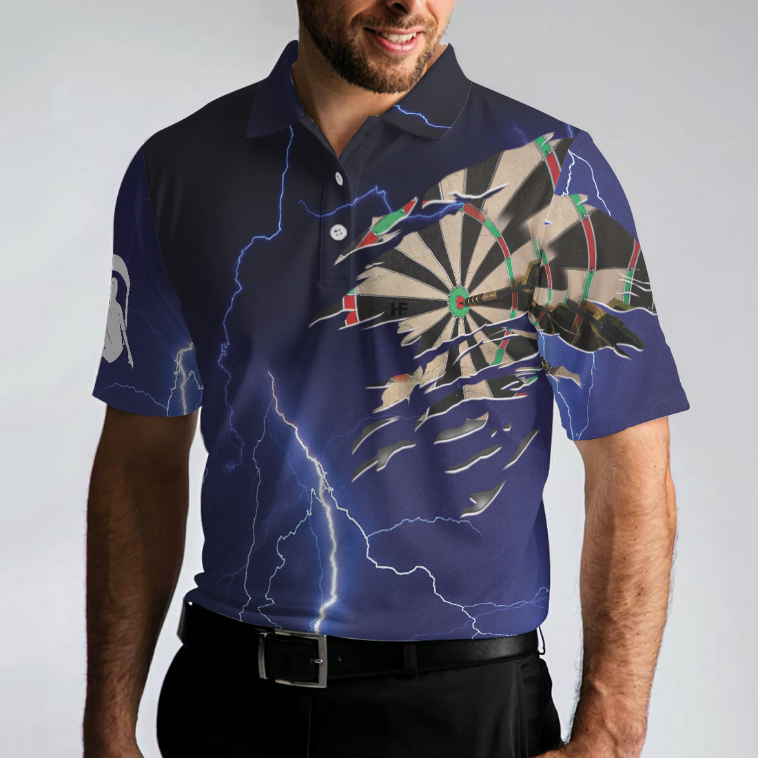 Dart Polo Shirt Dart Shirt For Men Best Gift For Dart Player Darts Polo Shirt For Hot Weather - 1