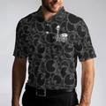 Real Grandpas Bowl Polo Shirt Black Ball Pattern Bowling Polo Shirt Funny Bowling Shirt With Sayings - 4