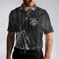 Rippin Lips Skull Fish Skeleton Fishing Polo Shirt Black Fish Hook Polo Shirt Best Fishing Shirt For Men - 4