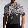 Pink And Purple Roses Polo Shirt Roses Seamless Pattern Polo Shirt Best Rose Themed Shirt For Adults - 4