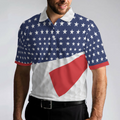 American Flag Golf Texture Short Sleeve Golf Polo Shirt Golfaholic Polo Shirt Patriotic Golf Shirt For Men - 5