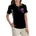 She Wants The D Dirt Track Racing Short Sleeve Women Polo Shirt Adult Humor Dirt Track Racing Shirt For Ladies - 4