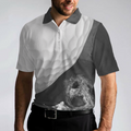 Golf Ball And Golfer With Smoke Golf Polo Shirt Smoke Golf Player Polo Shirt Best Golf Shirt For Men - 3