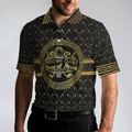 I Need My Daily Dose Of Iron Black  Gold Polo Shirt Luxury Golden Greek Golf Shirt For Men - 5