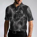 I Beat People With A Stick Polo Shirt Black Billiards Polo Shirt For Billiards Enthusiasts Scary Shirt - 4