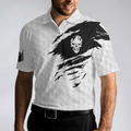 This Is My Lucky Do Not Wash Bowling Shirt Polo Shirt Black And White Skull Golfing Shirt Funny Sayings Shirt - 5