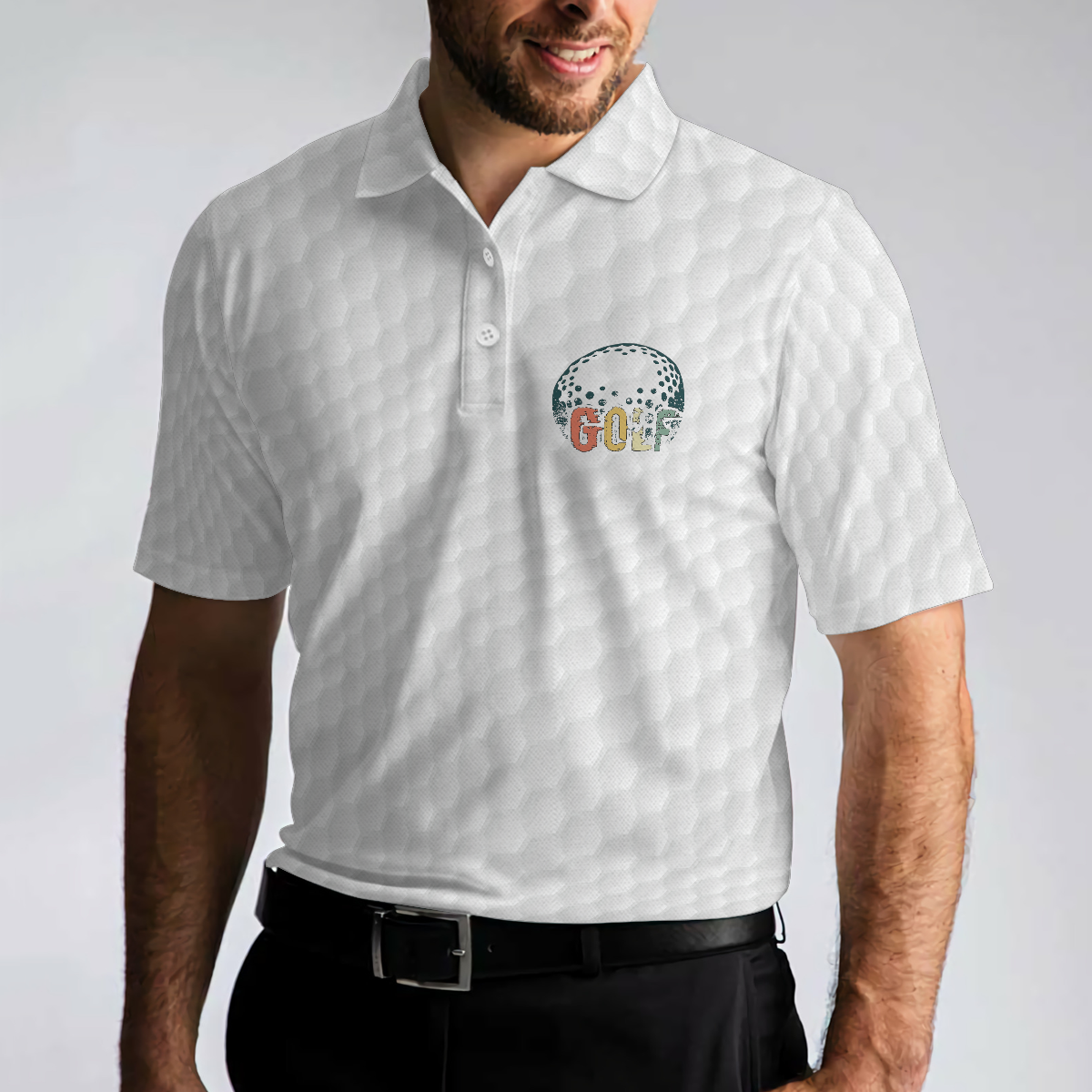 I See A Golf Slayer In The Mirror Everyday Polo Shirt Vintage Palette Golf Polo Shirt Best Golf Shirt For Men - 5