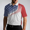 Golf Skull Wear Hat Short Sleeve USA Golf Polo Shirt American Flag Polo Shirt Patriotic Golf Shirt For Men - 5