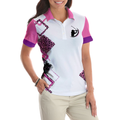 You Say Girls Cant Golf I Say Watch Me V2 Golf Short Sleeve Women Polo Shirt - 4