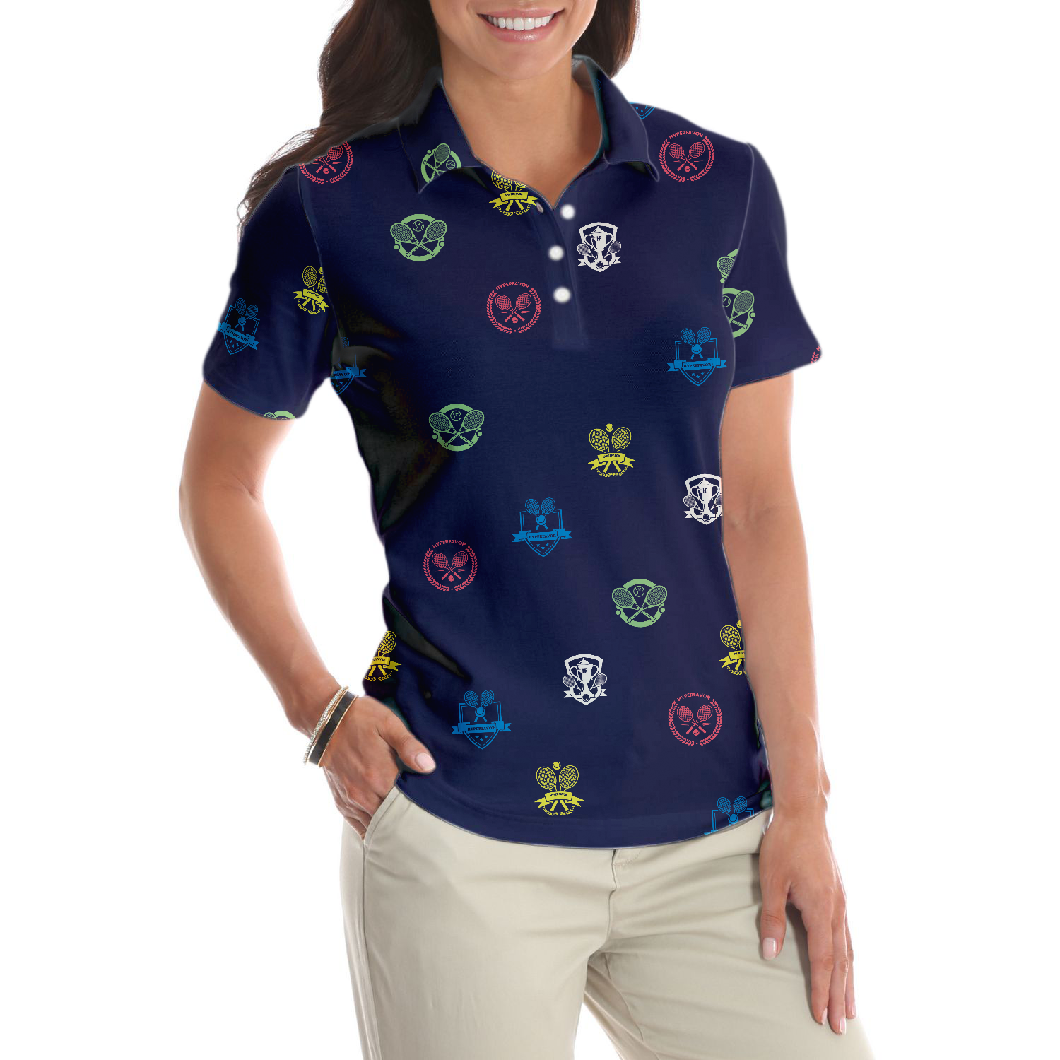 The Championships Tennis Polo Short Sleeve Women Polo Shirt - 4