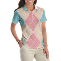 Just A Girl Who Loves Bowling Short Sleeve Polo Shirt Plaid Pattern Bowling Polo Shirt For Female Bowlers - 4