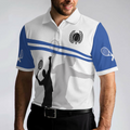 You Just Got Served Polo Shirt Blue And White Tennis Shirt For Men Gift For Tennis Players - 4