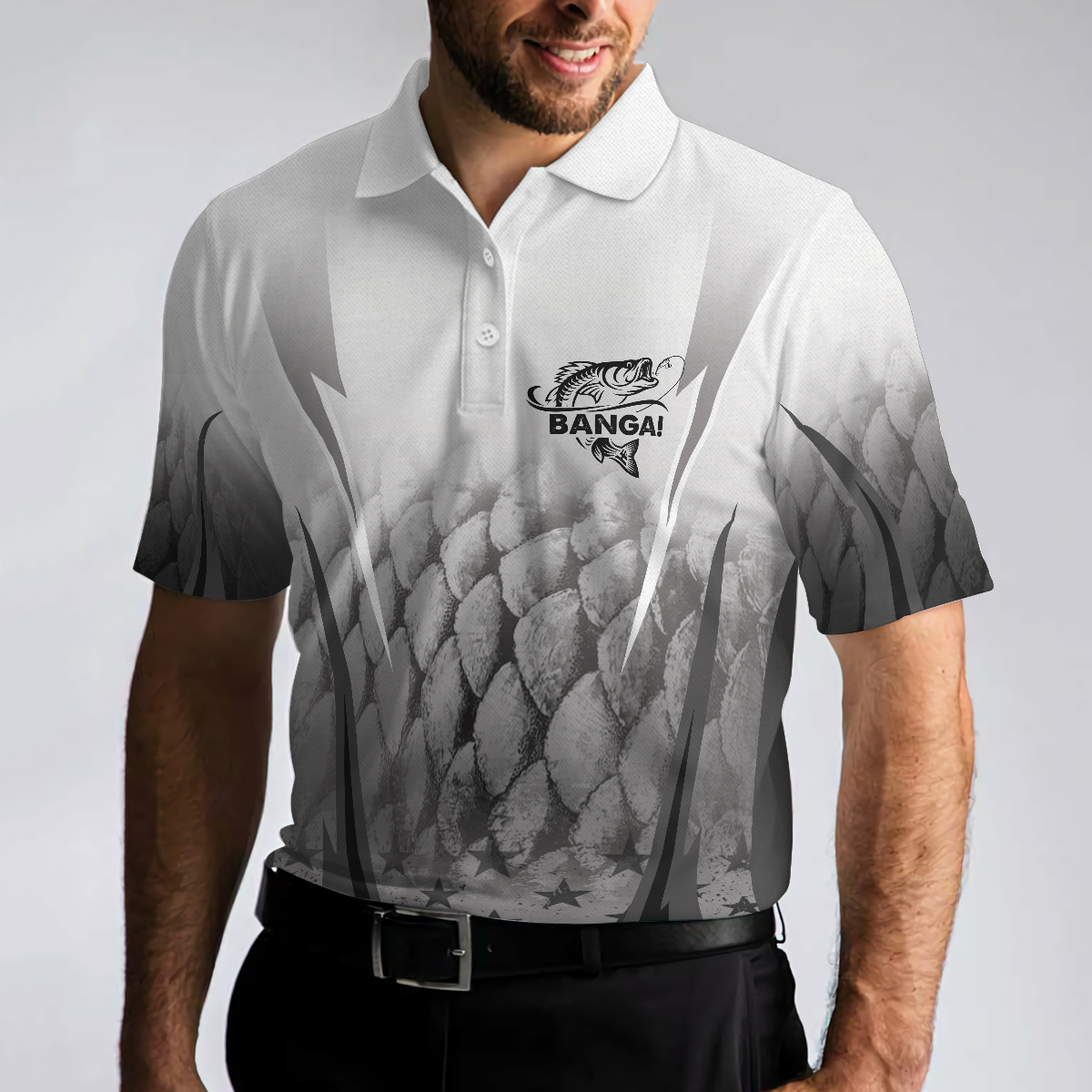 BANGA Fishing Is Like Dating Golf Polo Shirt Catch A Keeper Polo Shirt Best Fishing Shirt For Men - 5