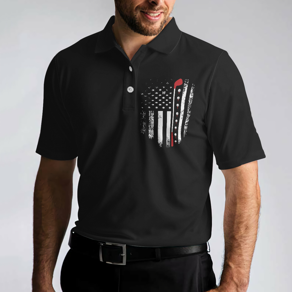 Golf And Beer That Why Im Here Polo Shirt Golf Evolution American Flag Polo Shirt Golf Shirt For Beer Lovers - 4