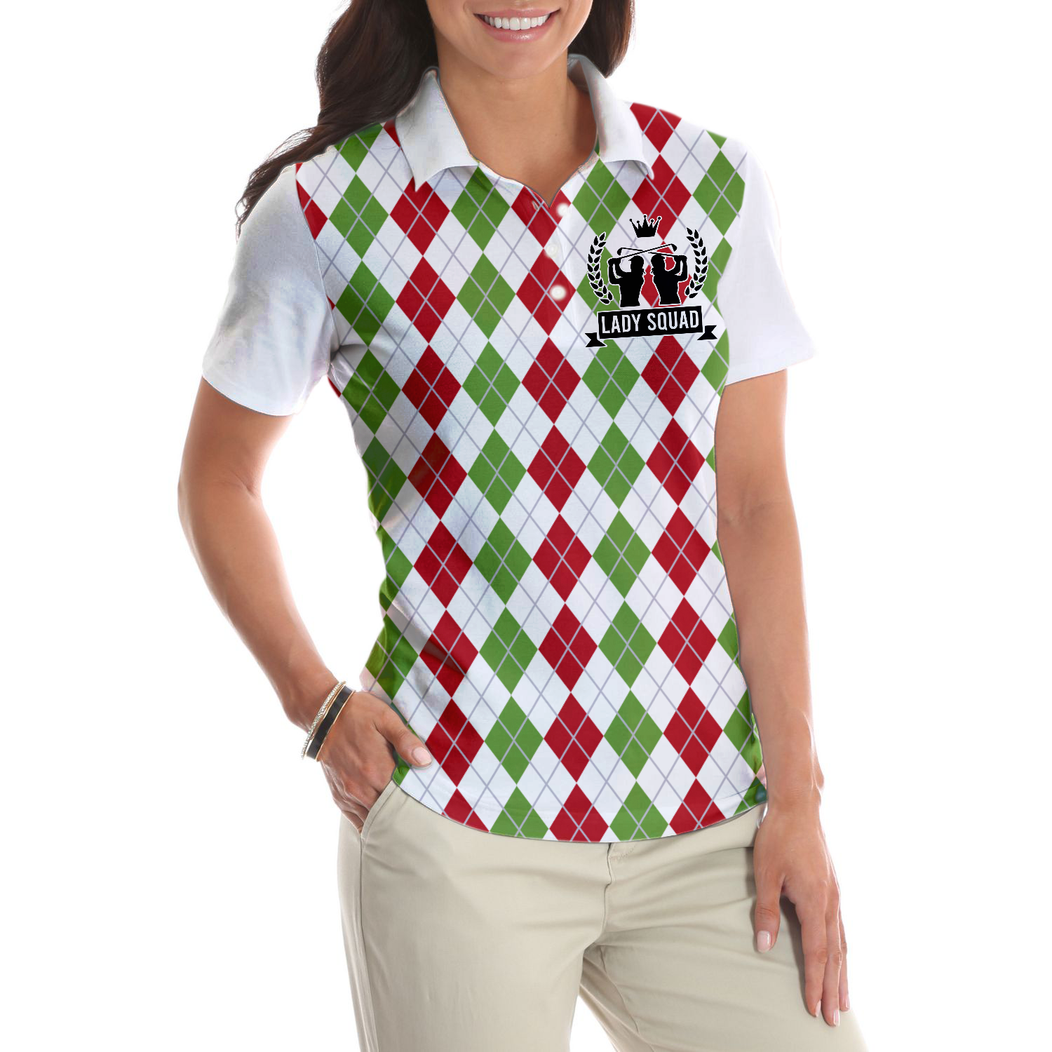 I Plan To Golf Short Sleeve Women Polo Shirt - 4