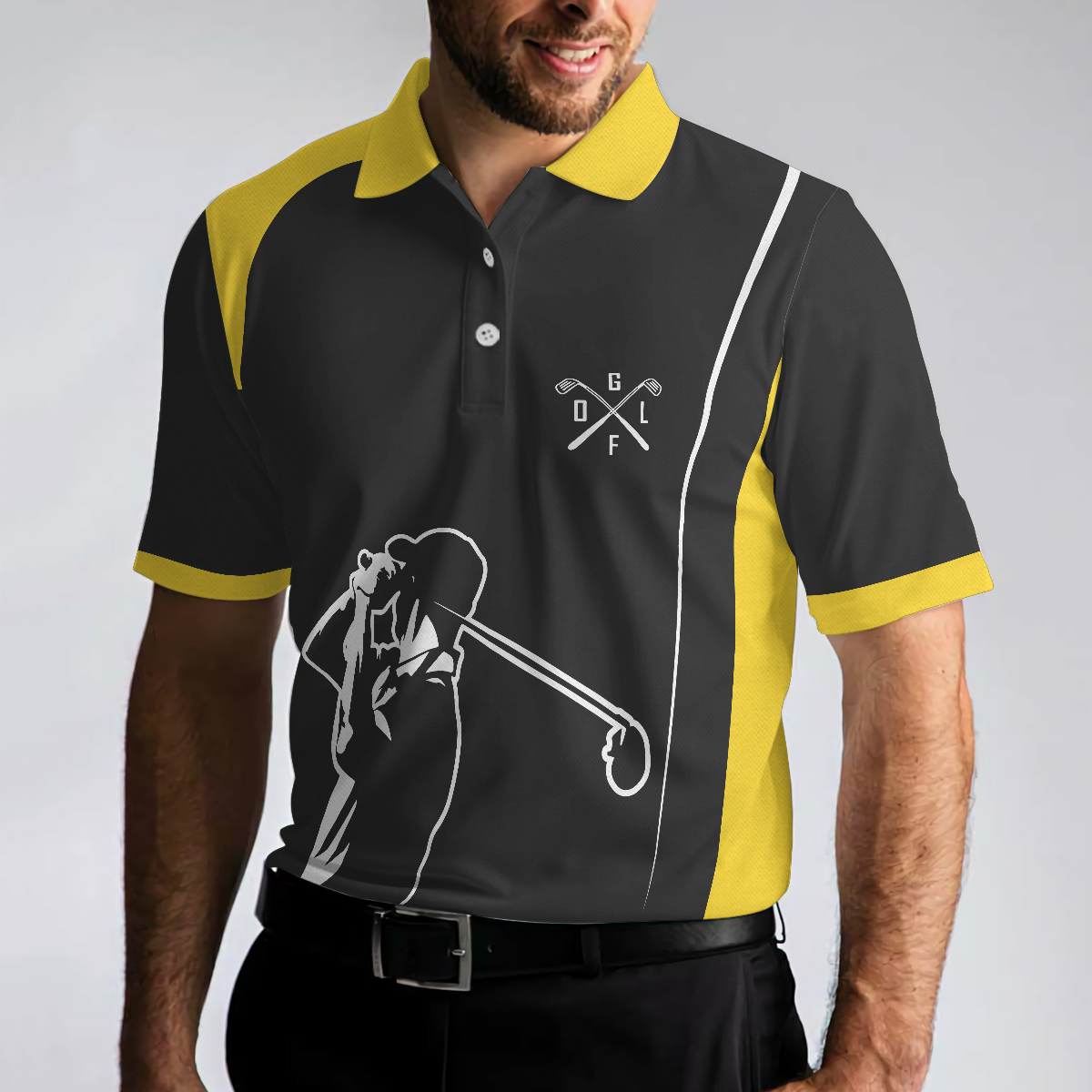 Best Papa By Par Golf Lover Short Sleeve Polo Shirt Vintage Polo Shirt Best Golf Shirt For Men - 4