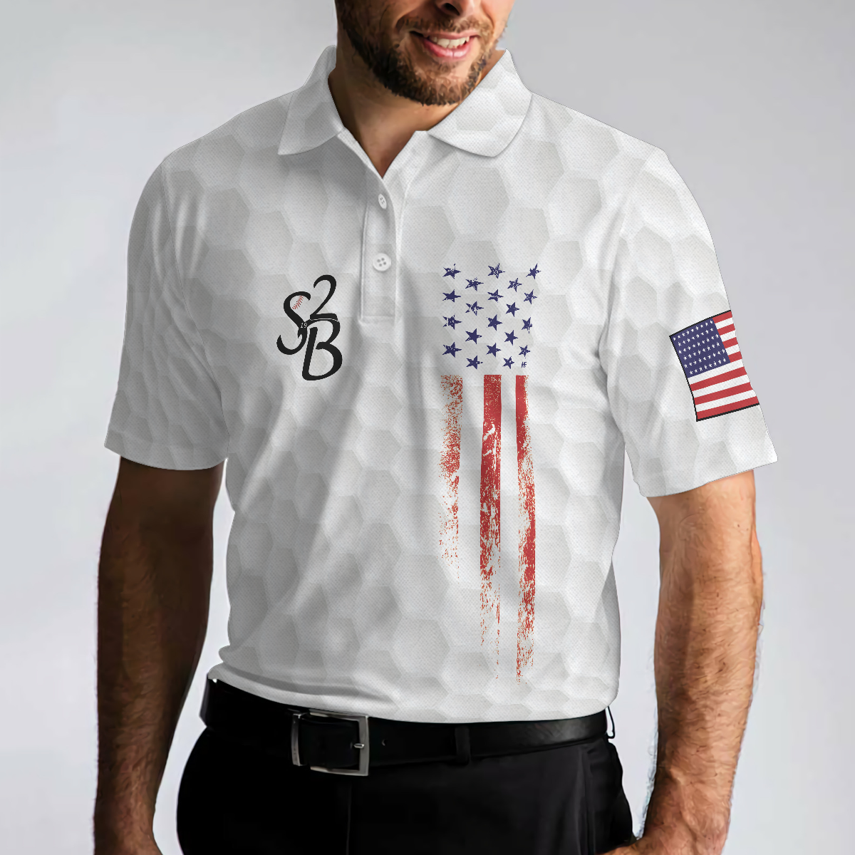 S2B Golf 4th Of July Polo Shirt - 4